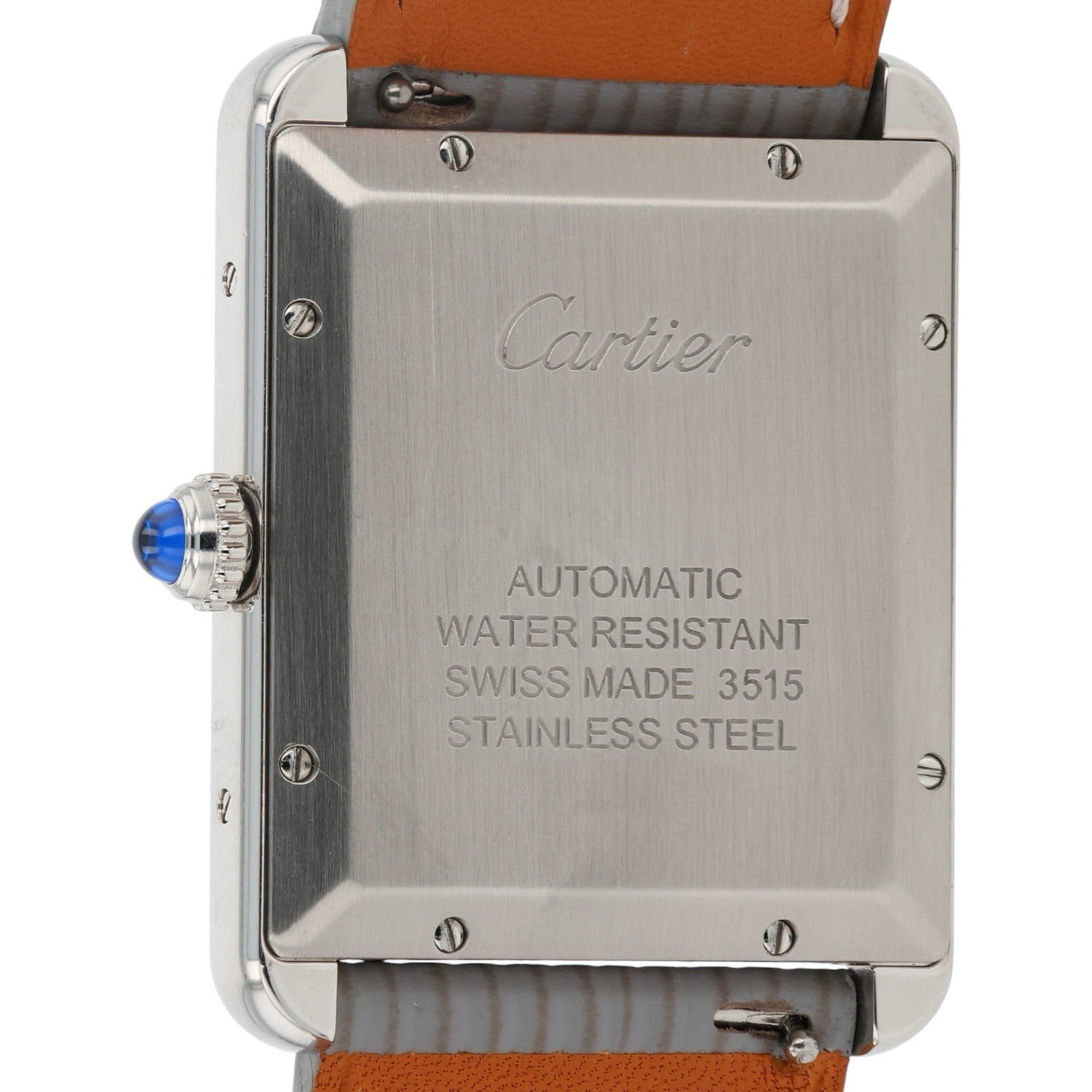 Cartier Tank Solo XL Stainless Steel Silver Dial 31x41mm Automatic Mens W5200027