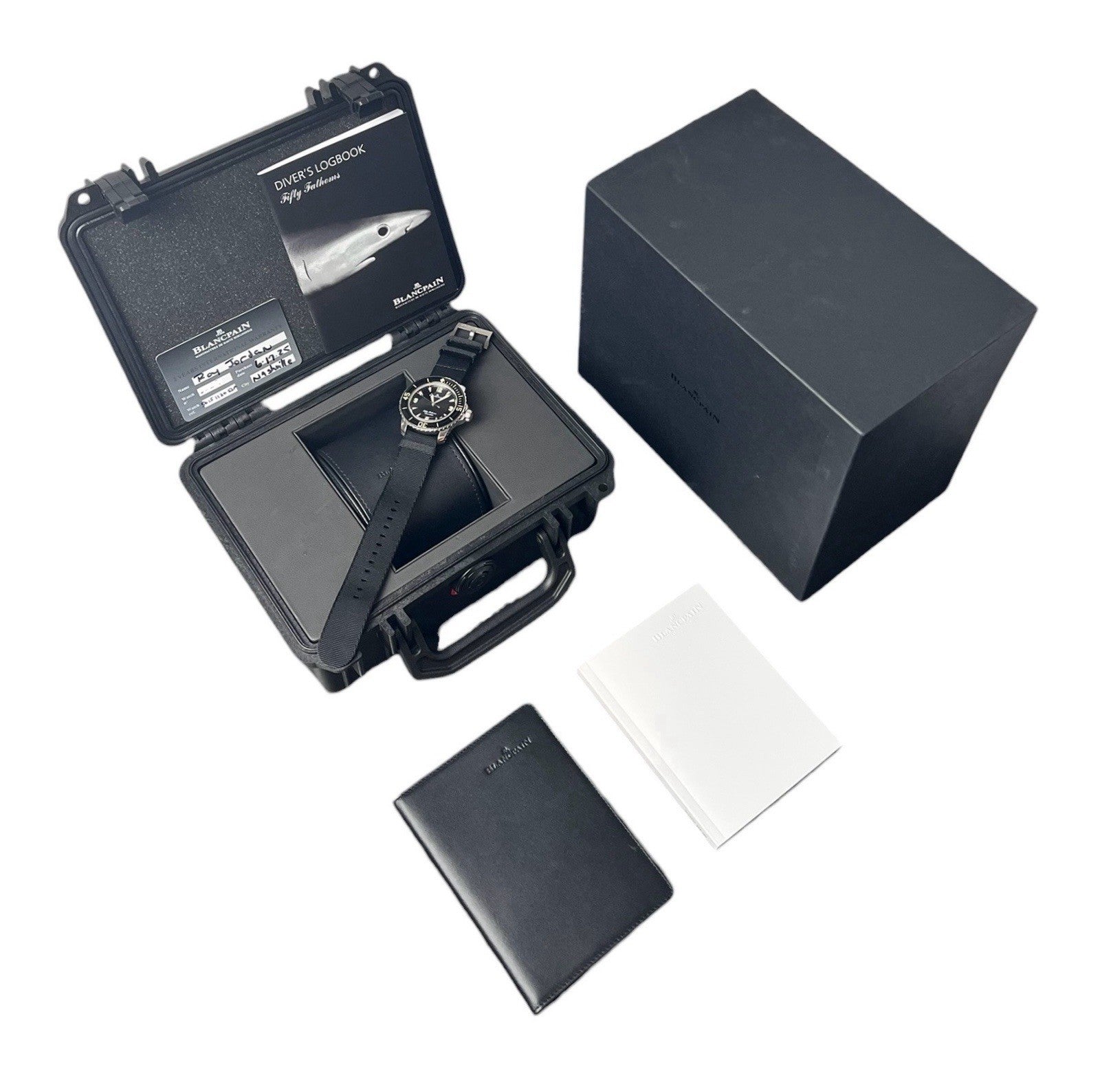 Blancpain Fifty Fathoms Stainless Steel Black Dial 45mm Automatic 5015 1130 52A