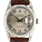 Rolex Datejust Stainless Steel Silver Dial 36mm Automatic Men’s Watch 16234
