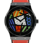 Hublot Classic Fusion Pop Art Dial Ceramic 45mm Manual Wind Mens 515.CS.0910.LR
