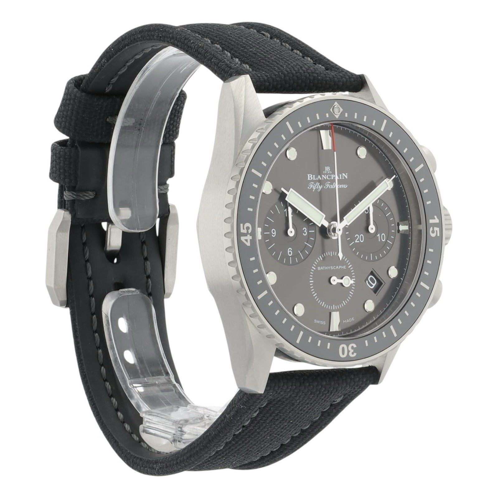 2026 NEW Blancpain Fifty Fathoms Steel Grey Dial 43mm Mens Watch 5200 1110 B52A