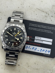 2024 Tudor Black Bay Pro Stainless Steel GMT Men's Black Dial Watch 79470