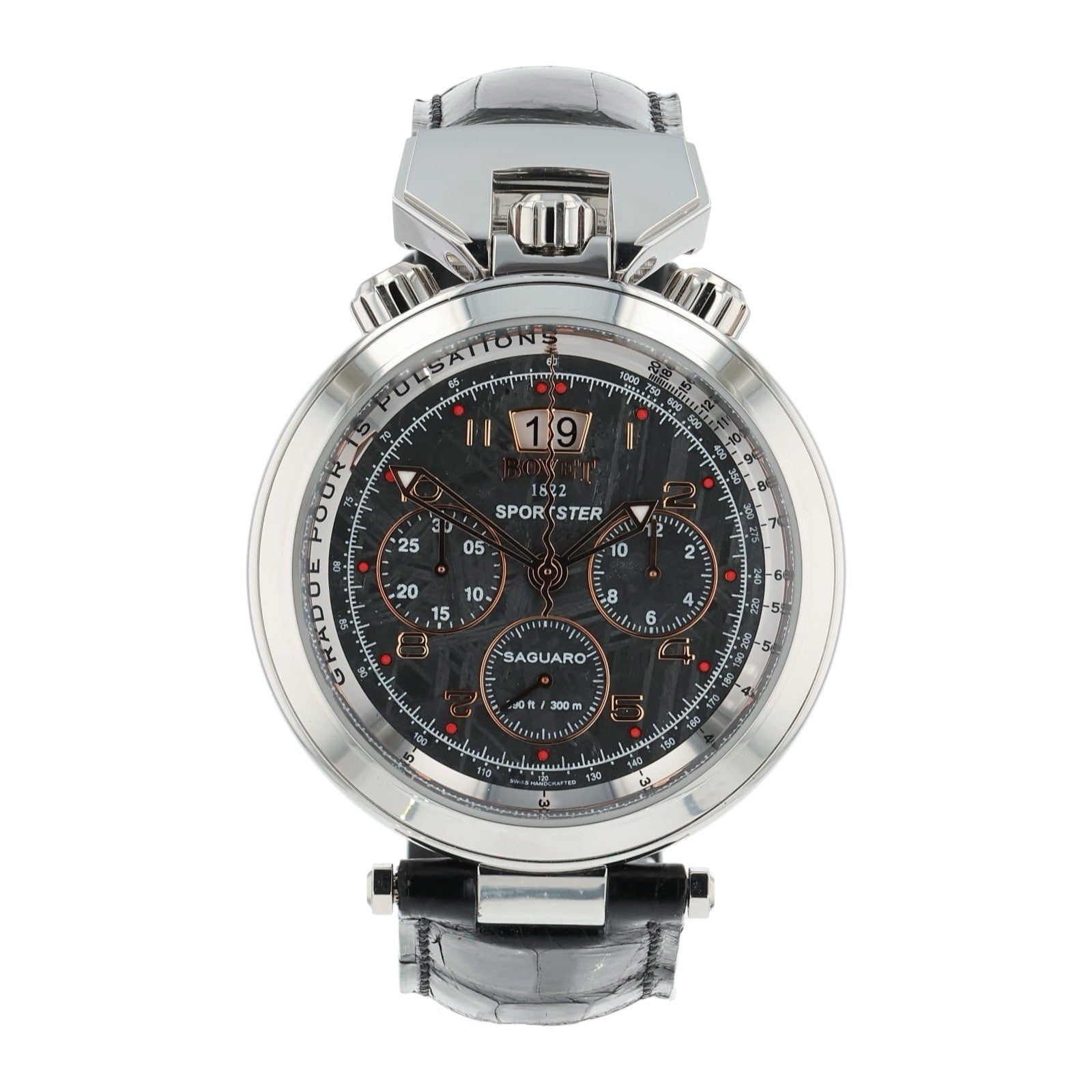 NEW 2025 Bovet Sportster Steel Meteorite Dial 46mm Automatic Men’s SP0485-MA