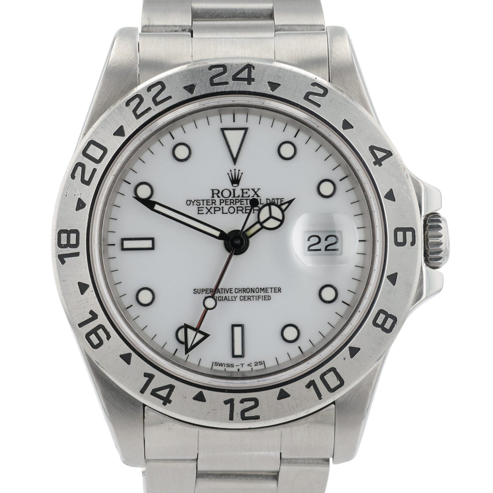 Rolex Explorer II White Polar Dial Steel 40mm Automatic Men's Watch 16570