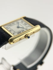 Cartier Tank Louis 18k Yellow Gold 19mm Quartz Ladies Watch Roman Dial 8660