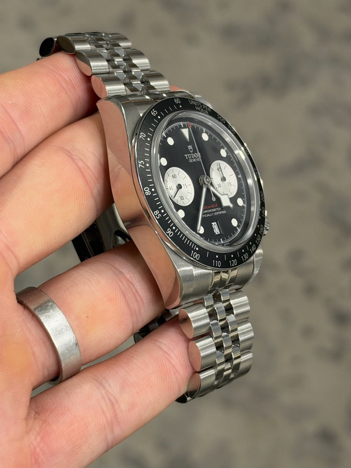 2025 Tudor Black Bay Chronograph 79360N 41mm Black Dial Stainless - Box Papers