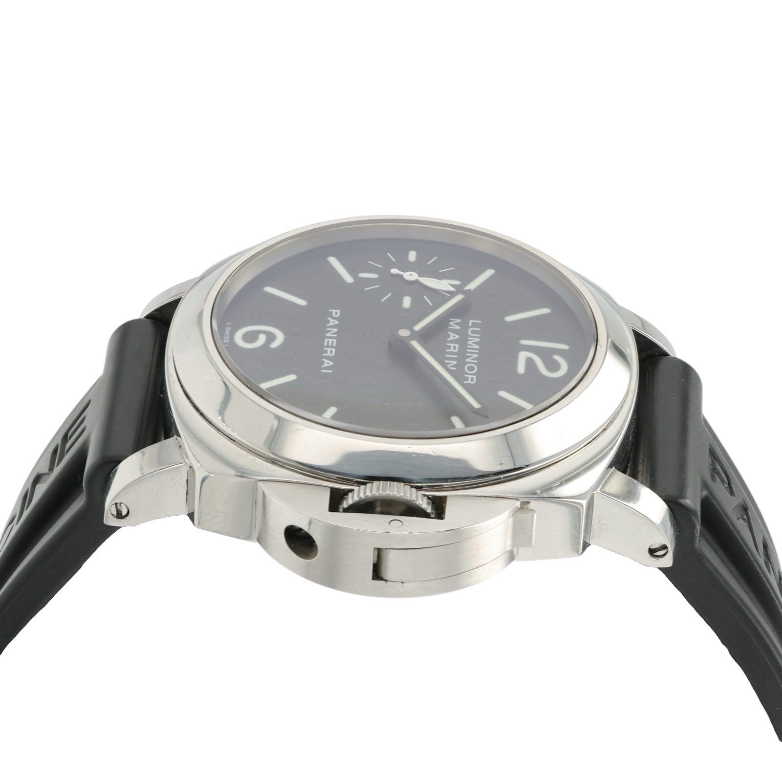 Panerai Luminor Marina Black Dial Steel 44mm Manual Wind Men’s Watch PAM00111