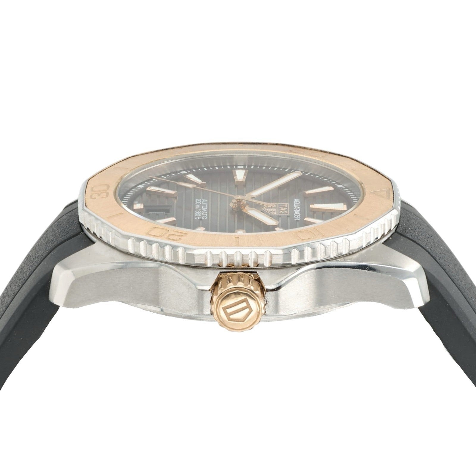 Tag Heuer Aquaracer Black Dial Gold & Steel 40mm Automatic Men’s Watch WBP2151