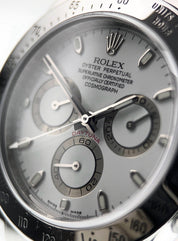 Rolex Daytona Stainless Steel White Dial 40mm Automatic Men's Watch 116520