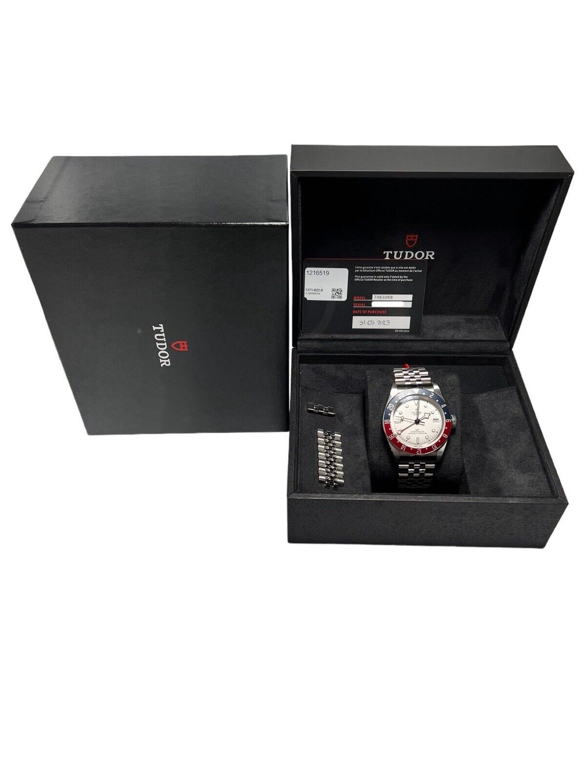 2023 Tudor Black Bay GMT Automatic 41mm Opaline Dial Watch 79830RB - Box/Papers