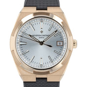 Vacheron Constantin Overseas Silver Dial 18k Rose Gold 41mm Mens 4500V/000R-B127