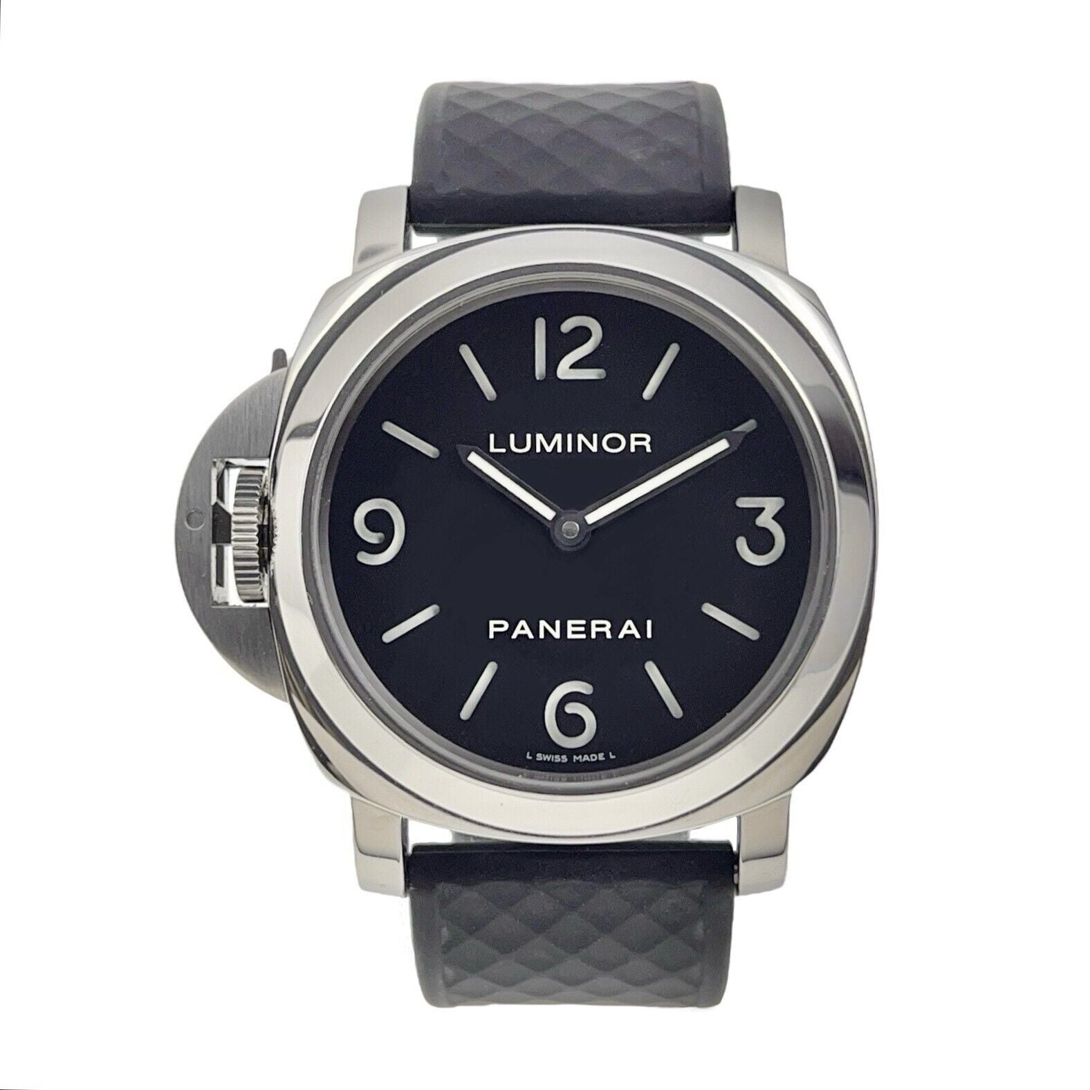 Panerai Luminor Base Left Hand Steel 44mm Manual Wind Men’s Watch PAM00219