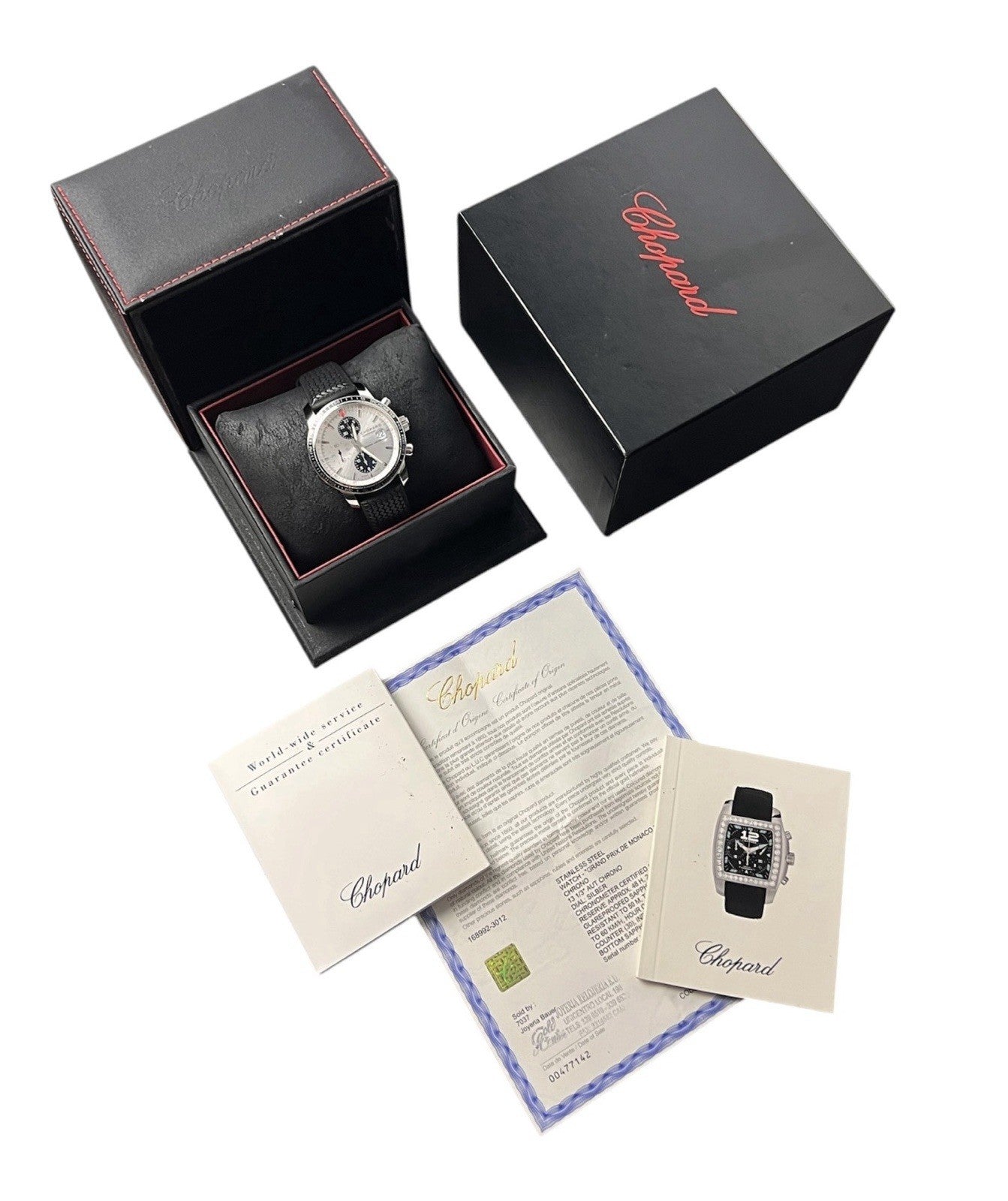 Chopard Monaco Historique Silver Dial Stainless Steel 42mm Automatic Men’s 8992