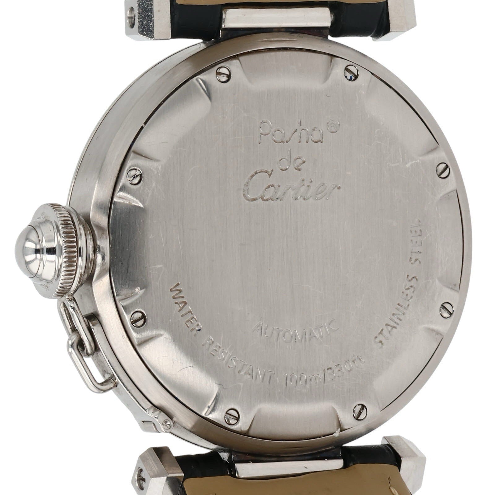Cartier Pasha Stainless Steel White Dial 35mm Automatic Men’s Watch W31044M7
