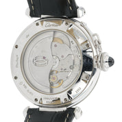Cartier Pasha Silver Dial 18k White Gold 38mm Automatic Movement Mens Watch 2353
