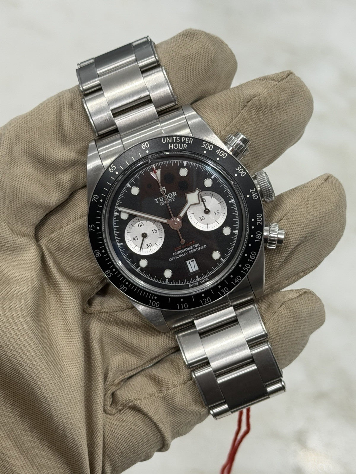 2023 Tudor Black Bay Chronograph 79360N 41mm Black Dial Stainless - Box Papers