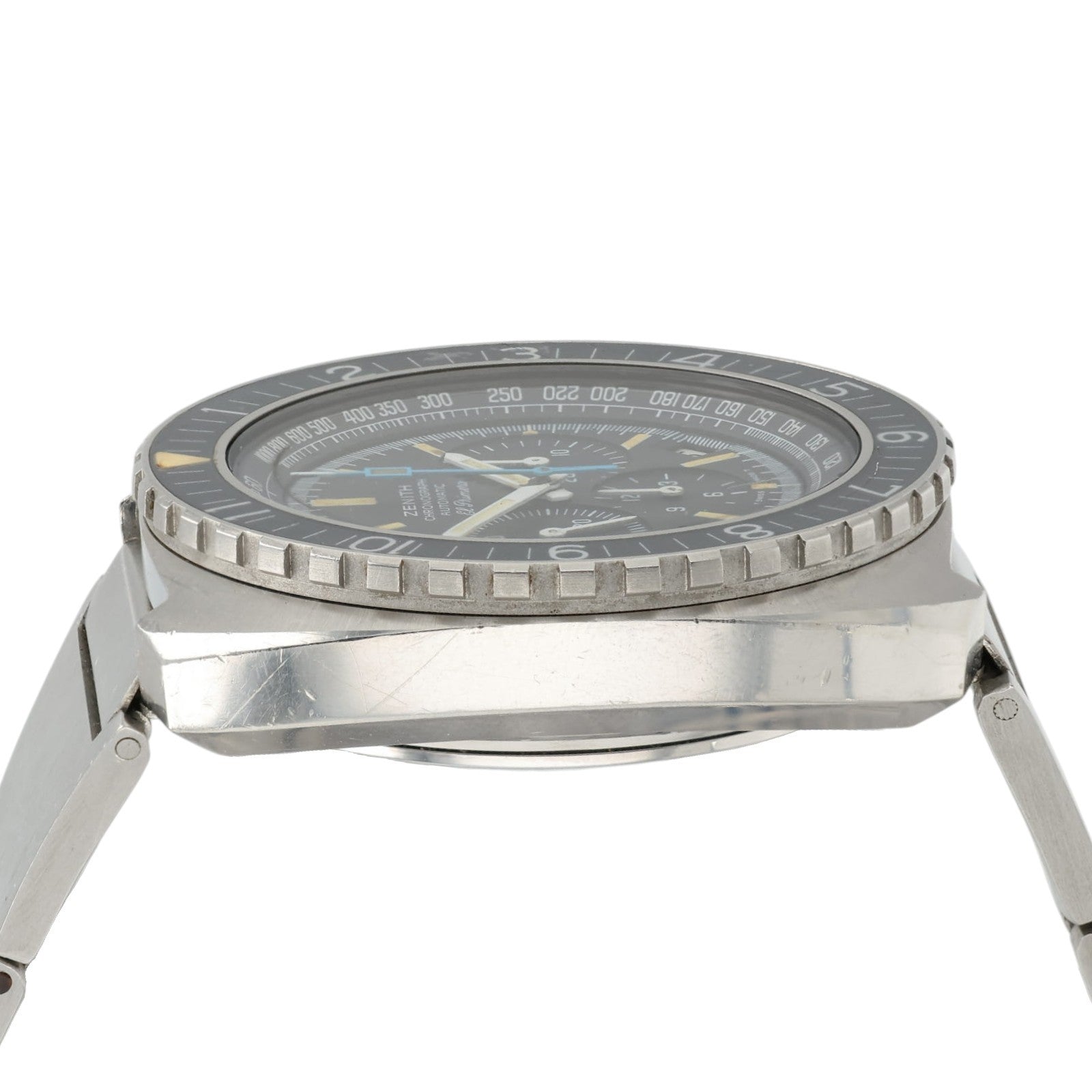 Zenith El Primero Vintage Black Dial Steel 43.5mm Automatic Mens 01-0150-415
