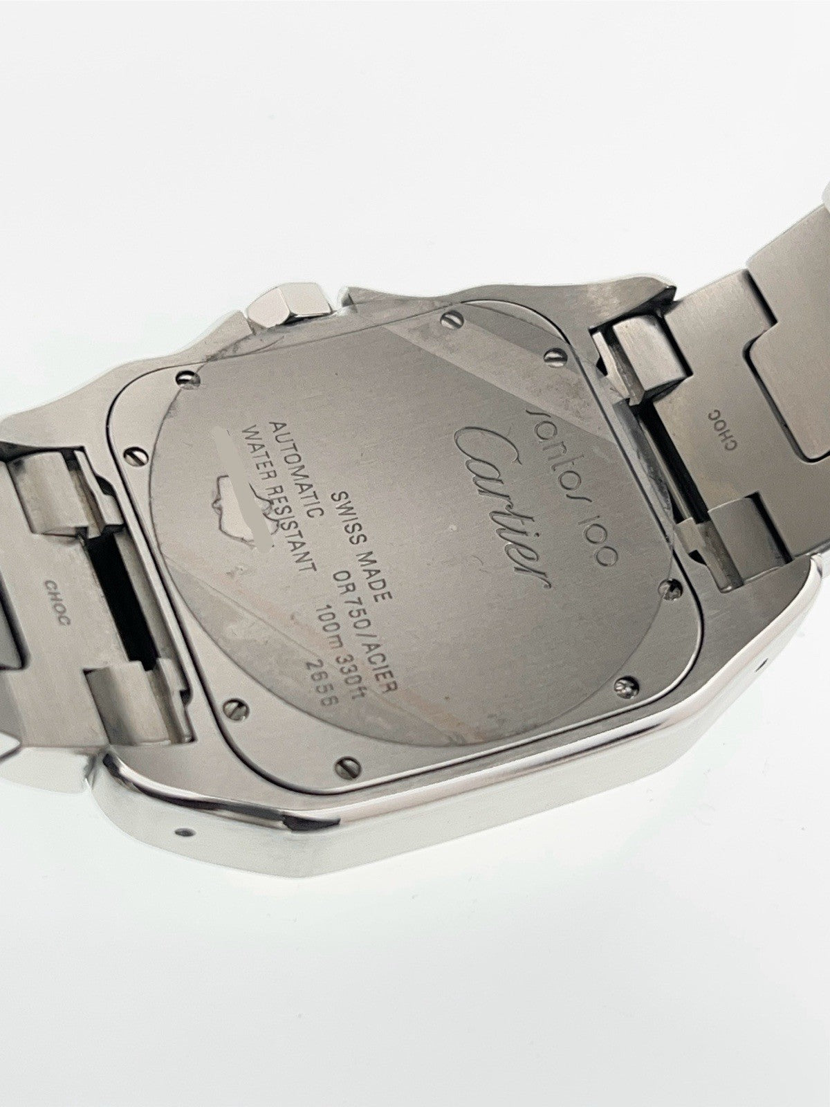 Cartier Santos XL Gold And Steel Silver Dial 38mm Automatic Men’s Watch W200728G
