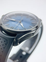 H Moser & Cie Pioneer Steel Blue Dual 42.8mm Automatic Men’s Watch 3200-1205