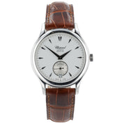 Chopard L.U.C Silver Dial 18k White Gold 36mm Automatic Mens Watch 16/1860