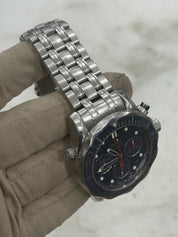 Omega Seamaster Diver Co-Axial Chrono Blue Dial Men's Watch 212.30.44.50.03.001