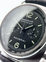 Panerai Radiomir Stainless Steel Black Dial 45mm Automatic Men's Watch PAM00288