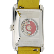 Oris Rectangular Stainless Steel White Dial 26mm Automatic Unisex Watch 7783