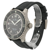 Blancpain Fifty Fathoms Black Dial Titanium 45mm Automatic Mens 5050 12B30 B52A
