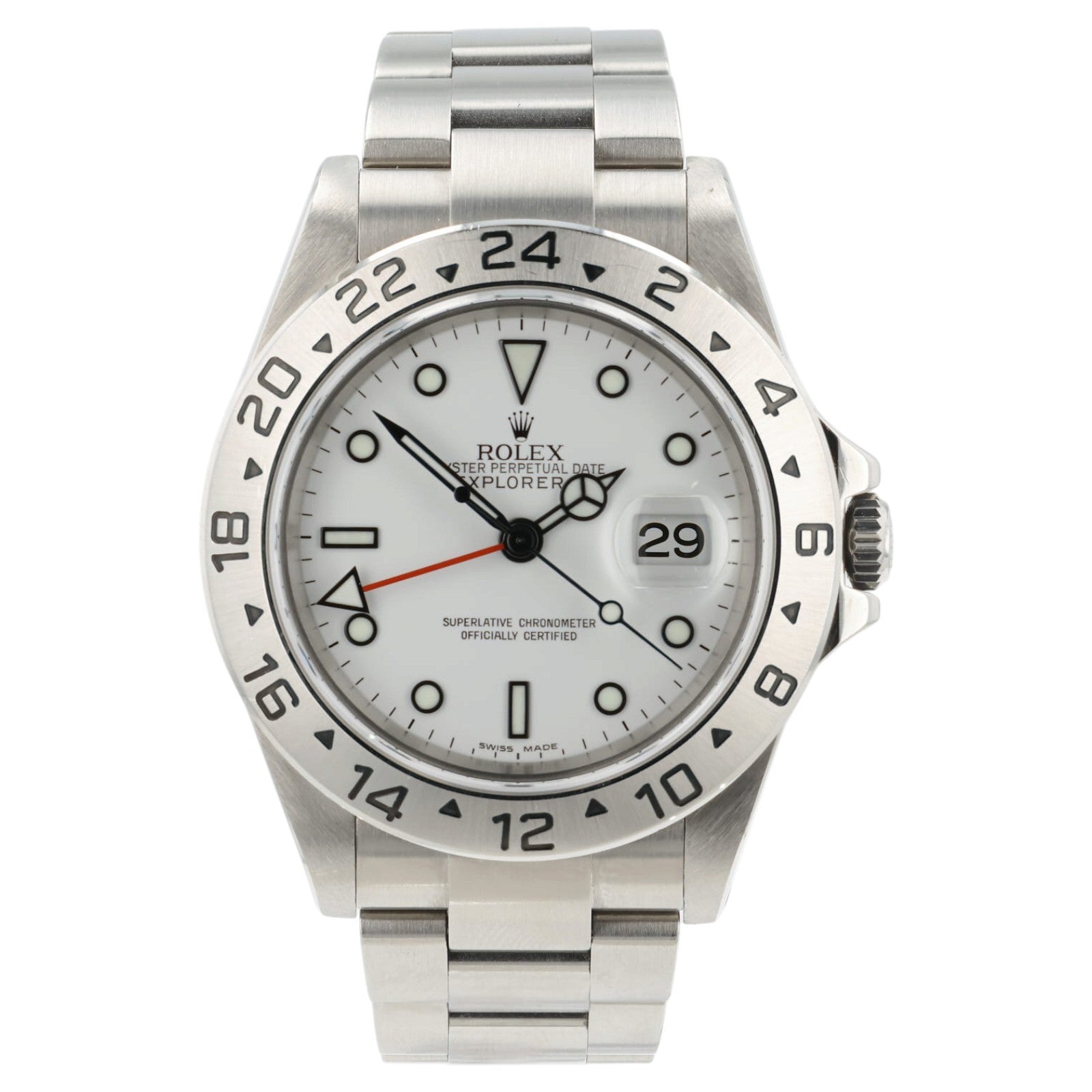 Rolex Explorer II Polar White Dial Stainless Steel 40mm Automatic Mens 16570