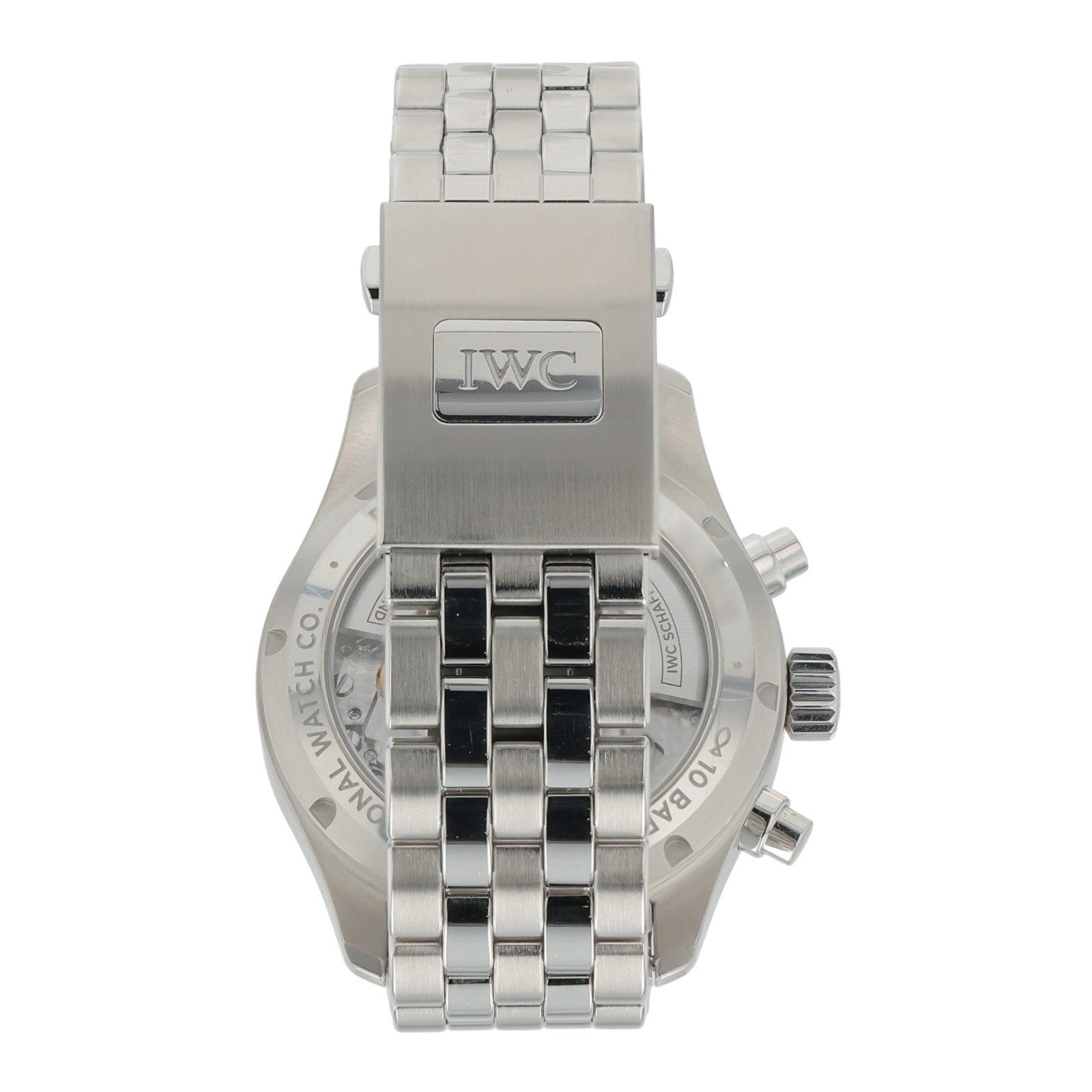 IWC Pilot Chronograph Stainless Steel Green Dial 41mm Automatic Watch IW388104