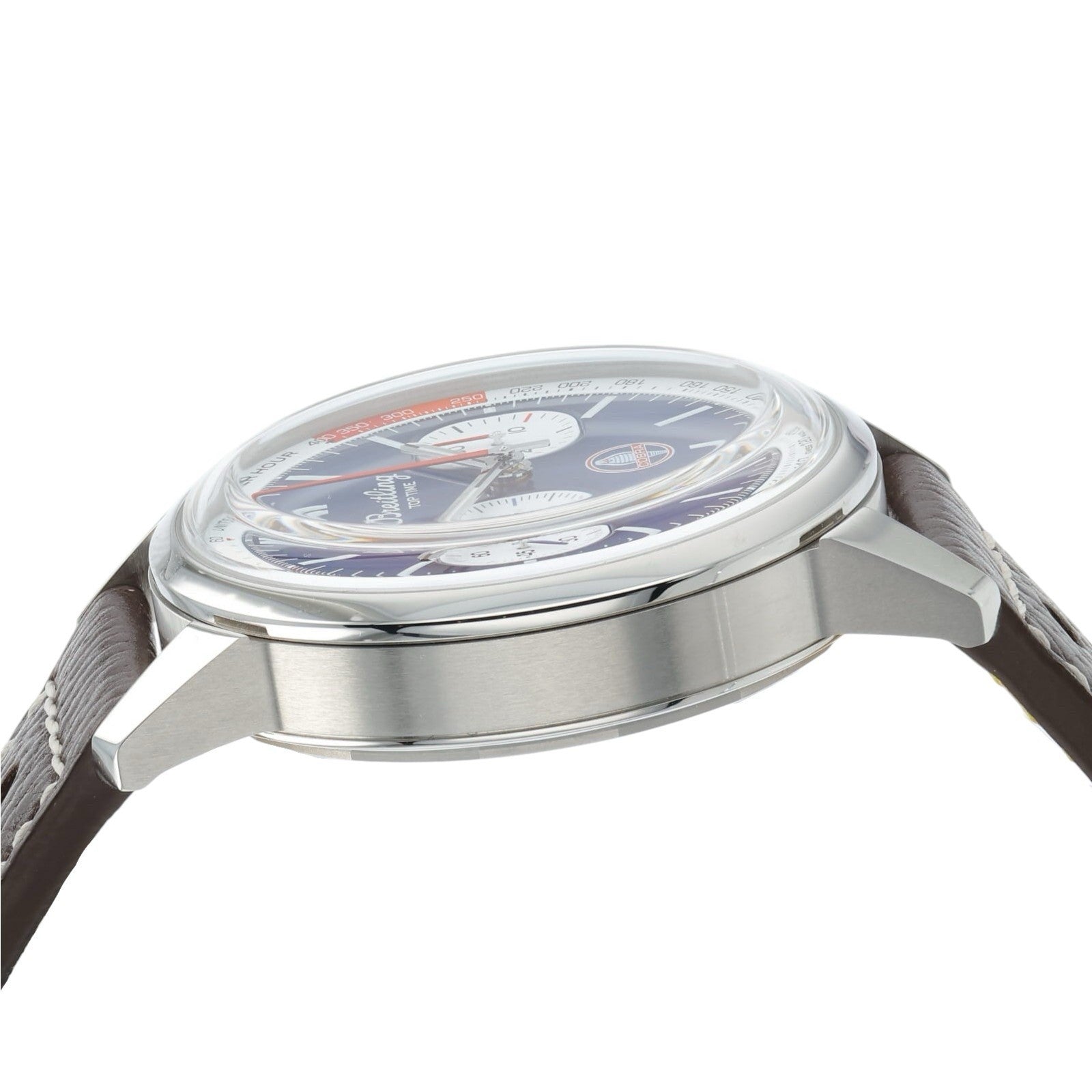 Breitling Top Time Stainless Steel Blue Dial 41mm Automatic Mens Watch AB0176