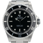 Rolex Submariner Black Dial Stainless Steel 40mm Automatic Mens Watch 14060