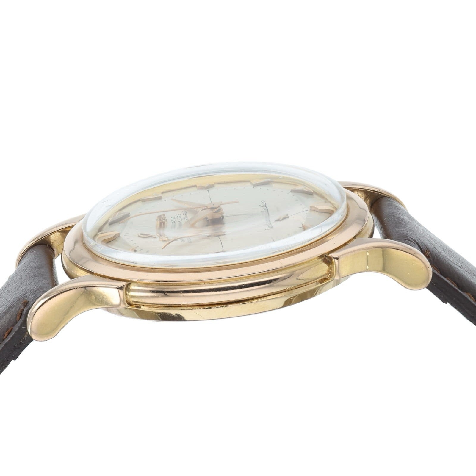 Omega Constellation Pie-Pan 18k Gold Silver Dial 35mm Automatic Unisex 2852SC