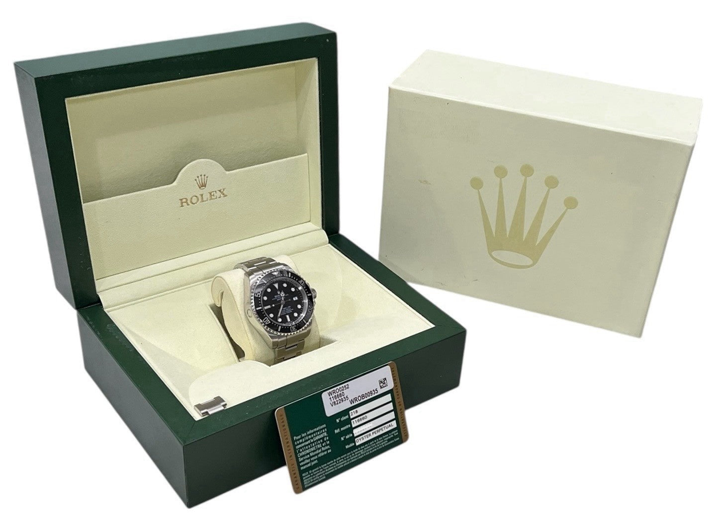 Rolex Sea-Dweller Stainless Steel Black Dial 44mm Automatic Men's Watch 116660