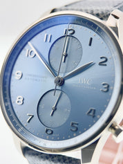 IWC Portuguese 18k White Gold Blue Dial 41mm Automatic Men’s Watch IW371626