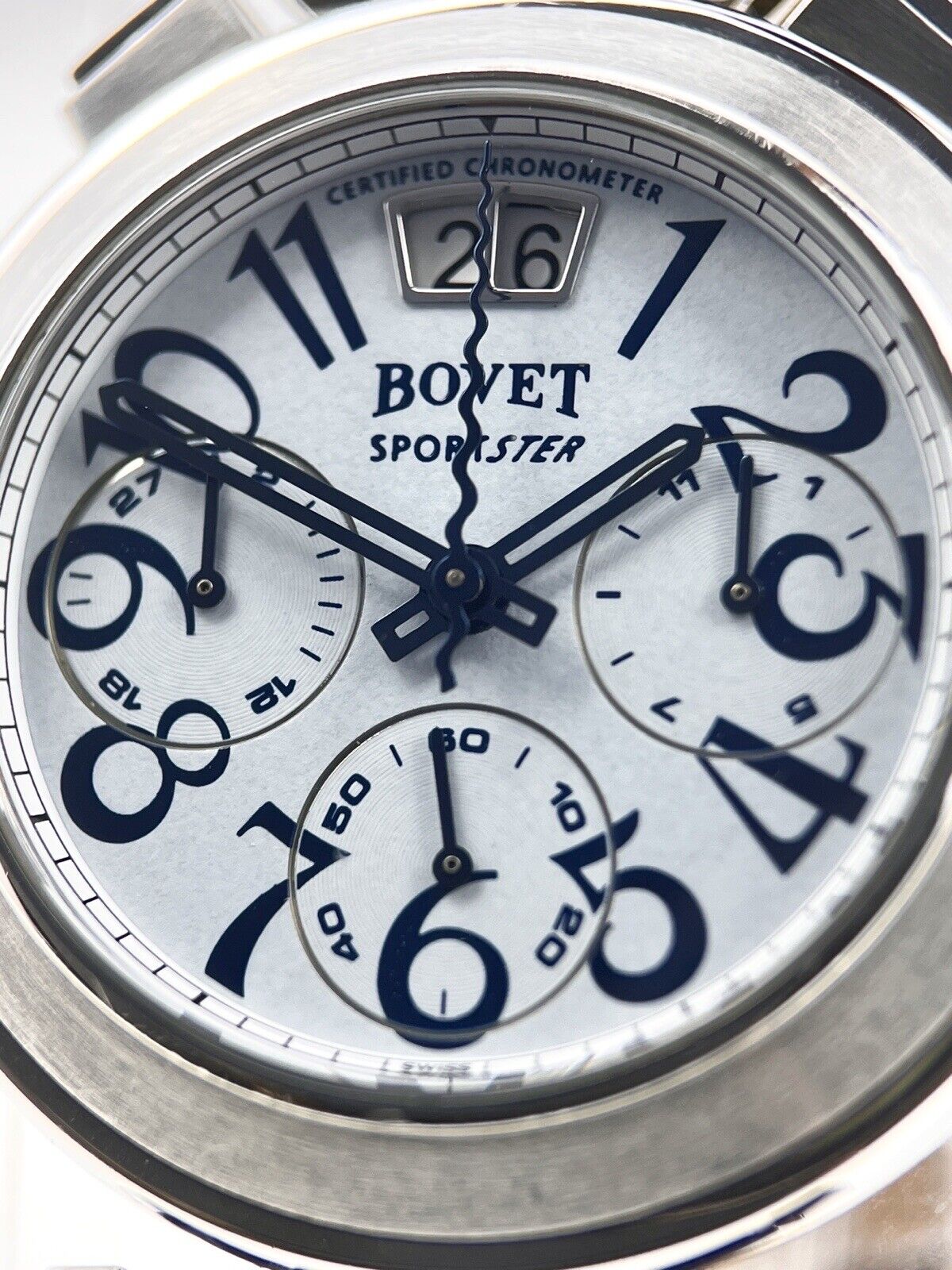 BOVET Sportster C800 Chronograph Stainless Steel Automatic Men's Date Watch