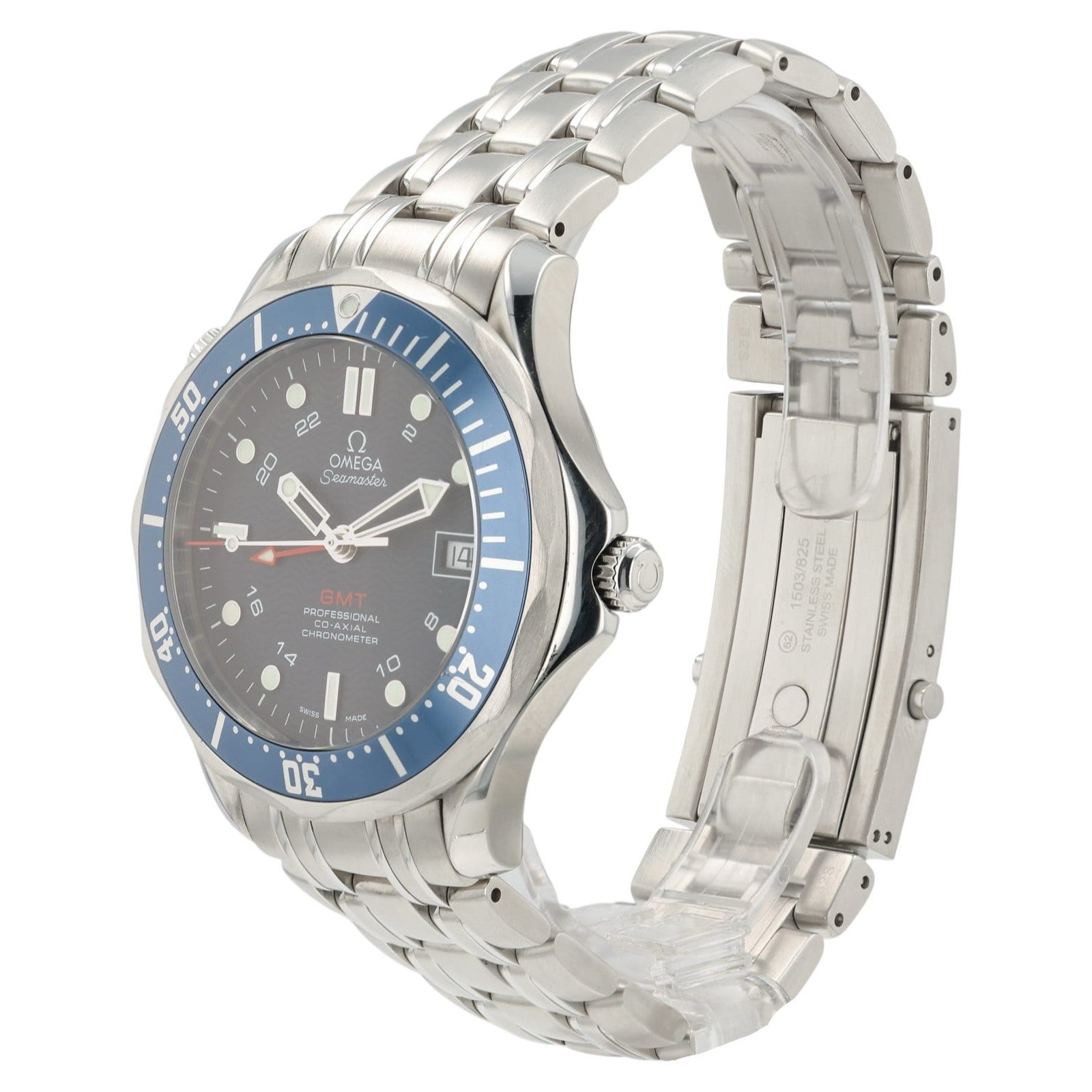 Omega Seamaster GMT Blue Dial Steel 41mm Automatic Men’s Watch 2535.80.00