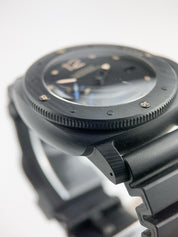 Panerai Luminor Submersible Carbon Black Dial 47mm Automatic Mens Watch PAM00616