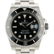 Rolex Submariner Black Dial Stainless Steel 40mm Automatic Mens Watch 116610LN