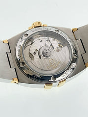 Omega Constellation Gold Steel Silver Dial 38mm Automatic Mens Watch 1201.30.00