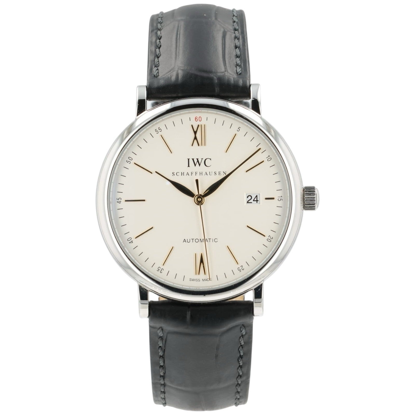 IWC Portofino Silver Dial Stainless Steel 40mm Automatic Men’s Watch IW356517