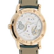 Vacheron Constantin Traditionnelle Green Dial 18k Rose Gold 38mm Manual Wind