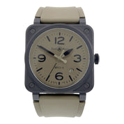 NEW Bell & Ross Military Ceramic Green Dial 41mm Automatic Men’s Watch BR03-A