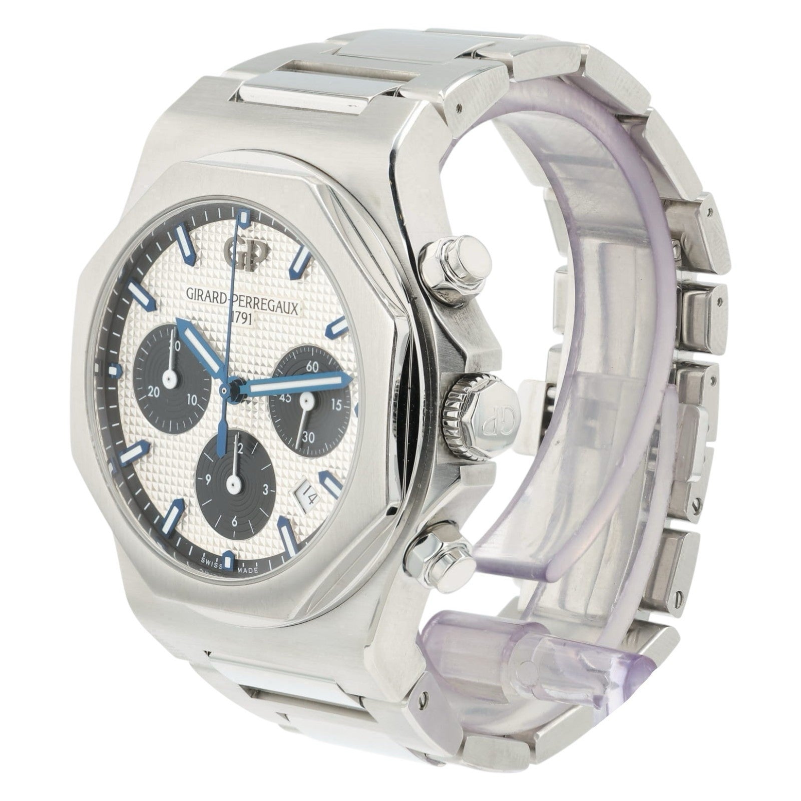 Girard Perregaux Laureto Silver Dial Stainless Steel 42mm Automatic Men’s 81020