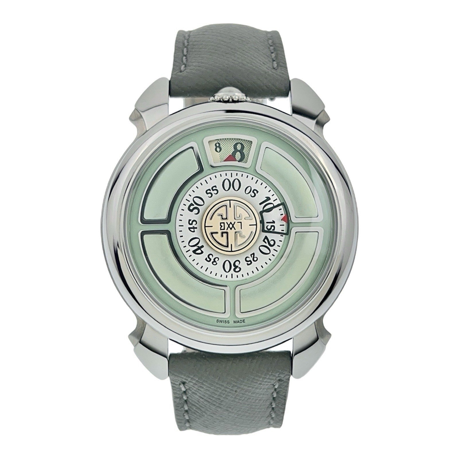 Gaga Laboratorio Stainless Steel Green Dial 42mm Automatic Mens Watch LM-50-001