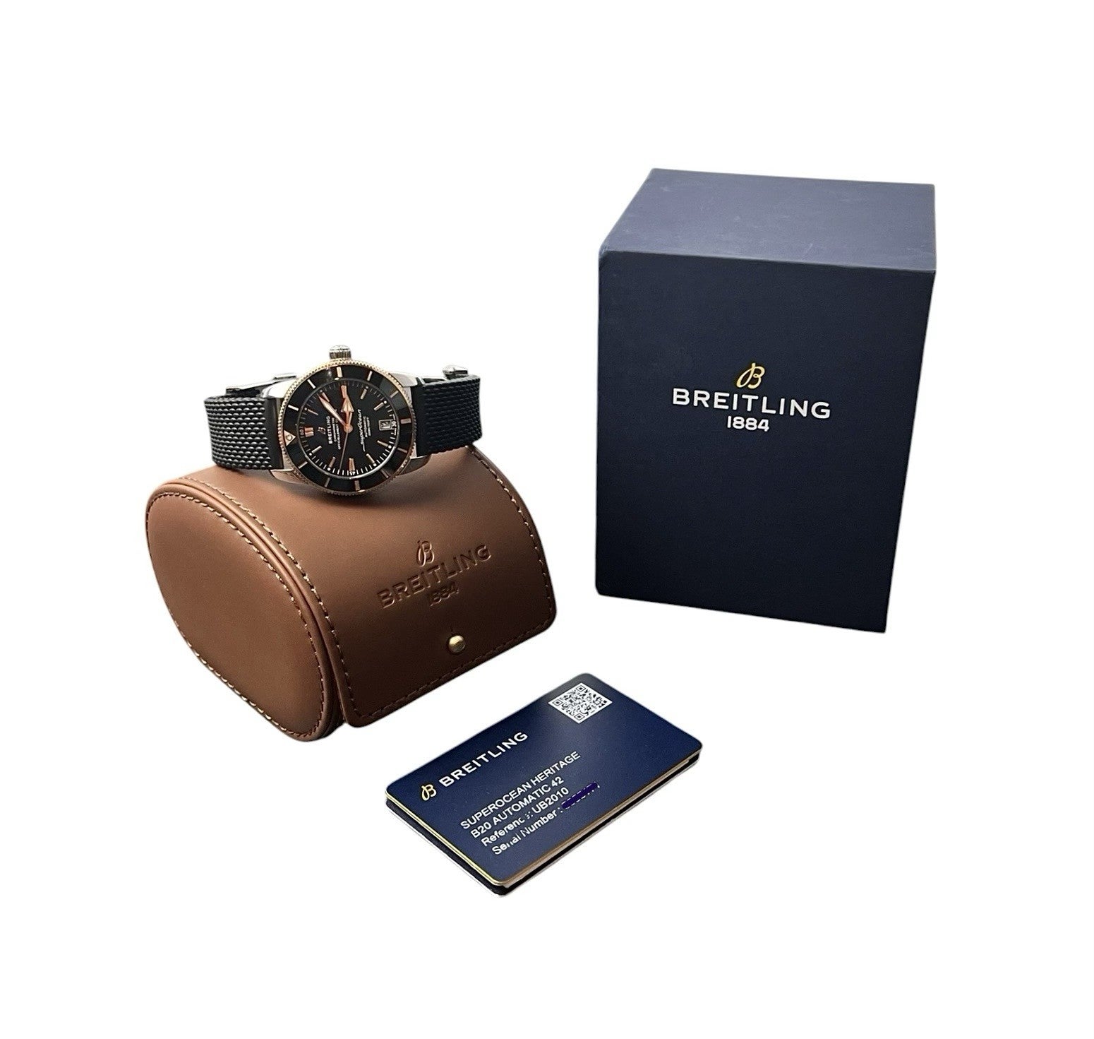 Breitling Superocean Black Dial Gold & Steel 42mm Automatic Men’s Watch UB2010