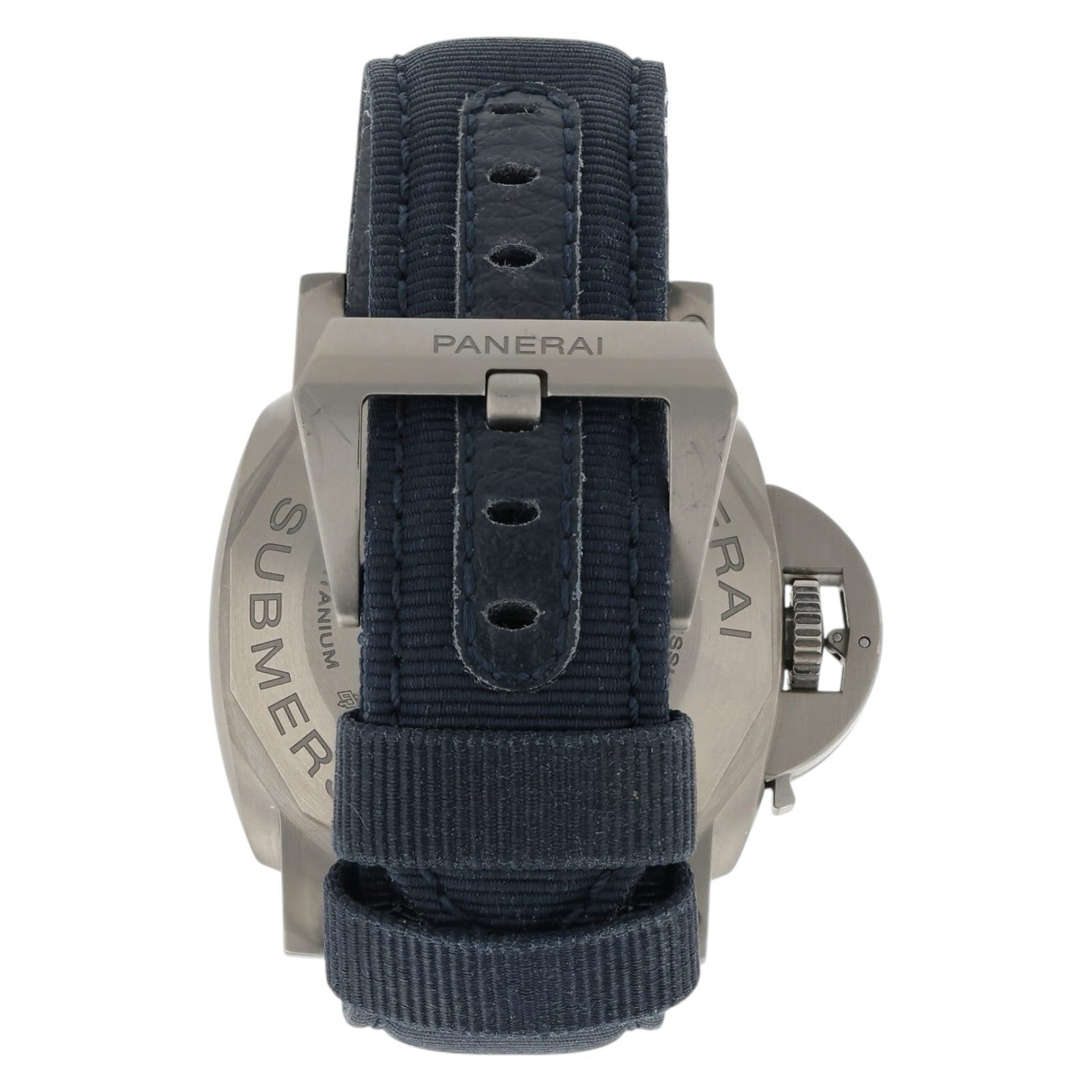 Panerai Submersible Black Dial Titanium 47mm Automatic Movement Mens PAM02305