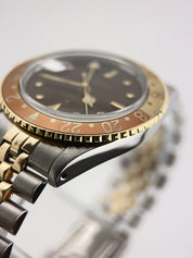 Rolex GMT-Master “Rootbeer” Gold & Steel Brown Dial 40mm Automatic Mens 16753