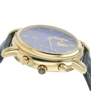 Ulysse Nardin San Hourstriker 18k Yellow Gold Blue Dial 40mm Automatic 751-22