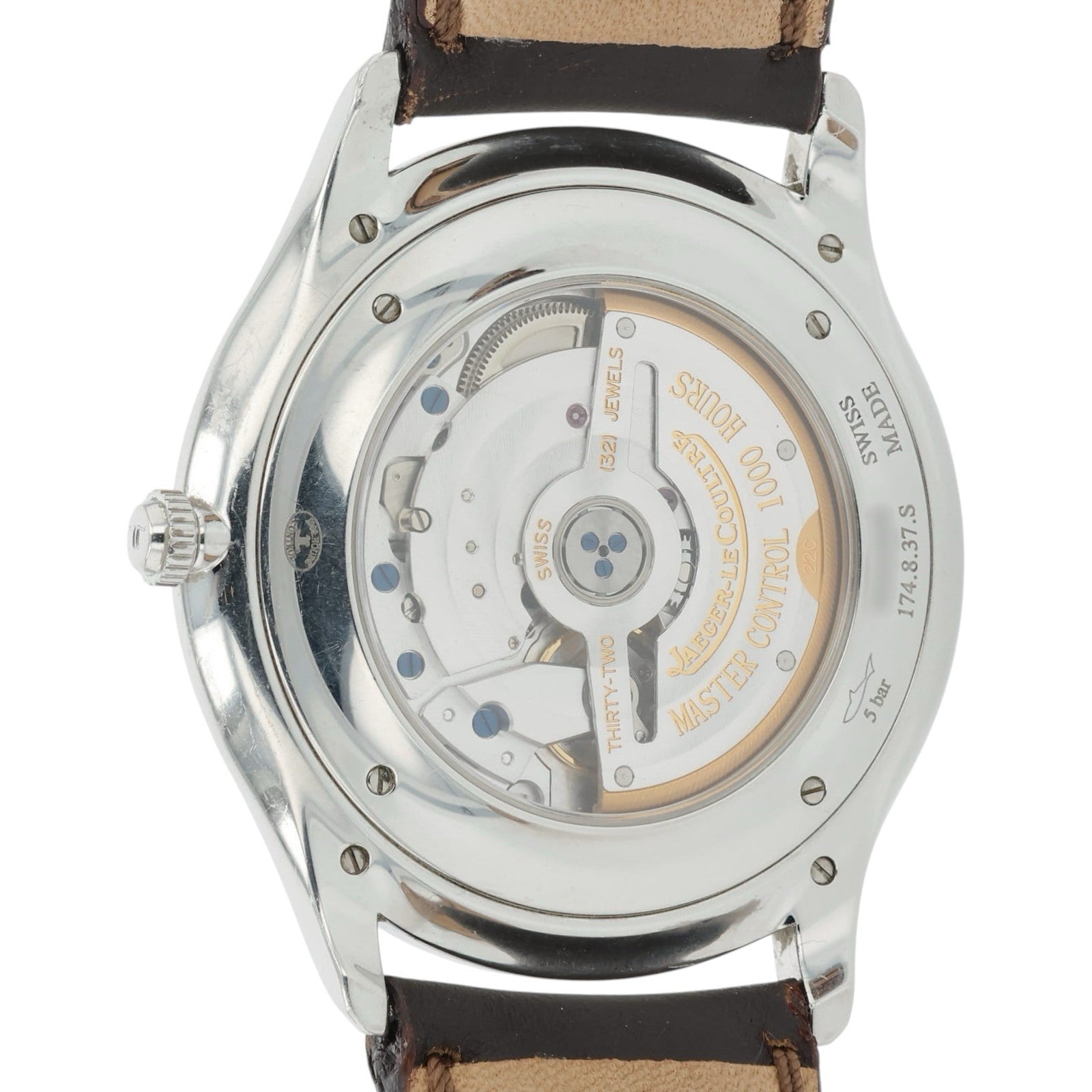 Jaeger-LeCoultre Master Slim Date Steel Silver Dial 39mm Automatic Mens Q1238420